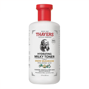 THAYERS Milky Face Toner Skin Care with Snow Mushroom and Hyaluronic Acid, Natural Gentle Facial Toner, for Dry and Sensitive Skin, 355mL