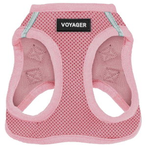 Voyager Step-in Air Dog Harness - All Weather Mesh Step in Vest Harness for Small and Medium Dogs and Cats by Best Pet Supplies - Harness (Pink), XX-S